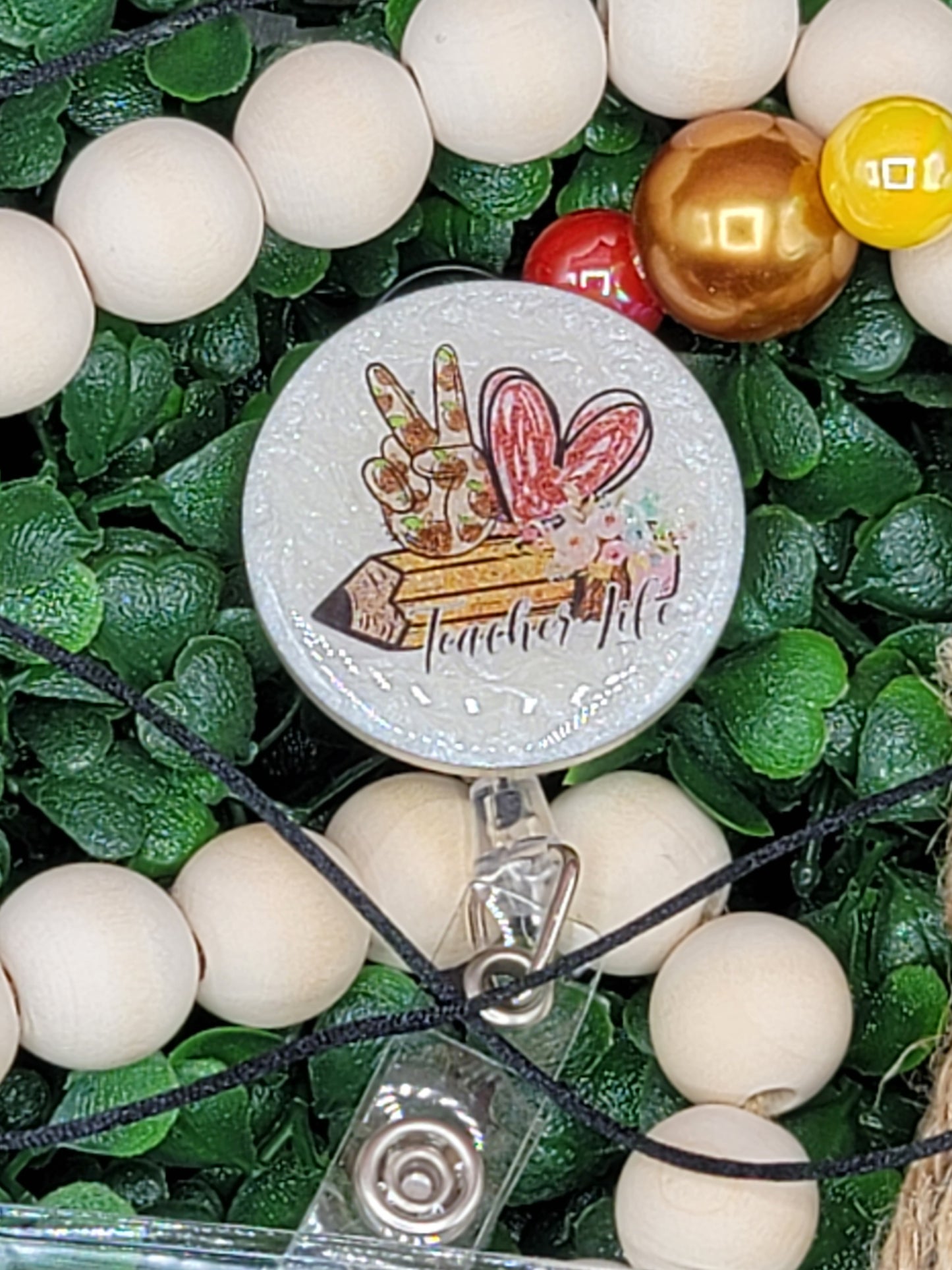 Teacher Life Landyard Badge Holder