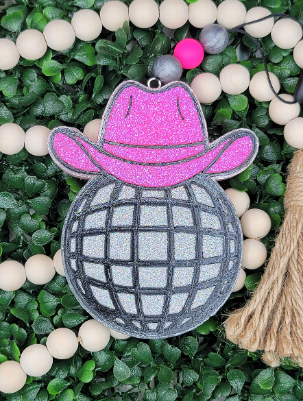 Western Disco Ball Freshie