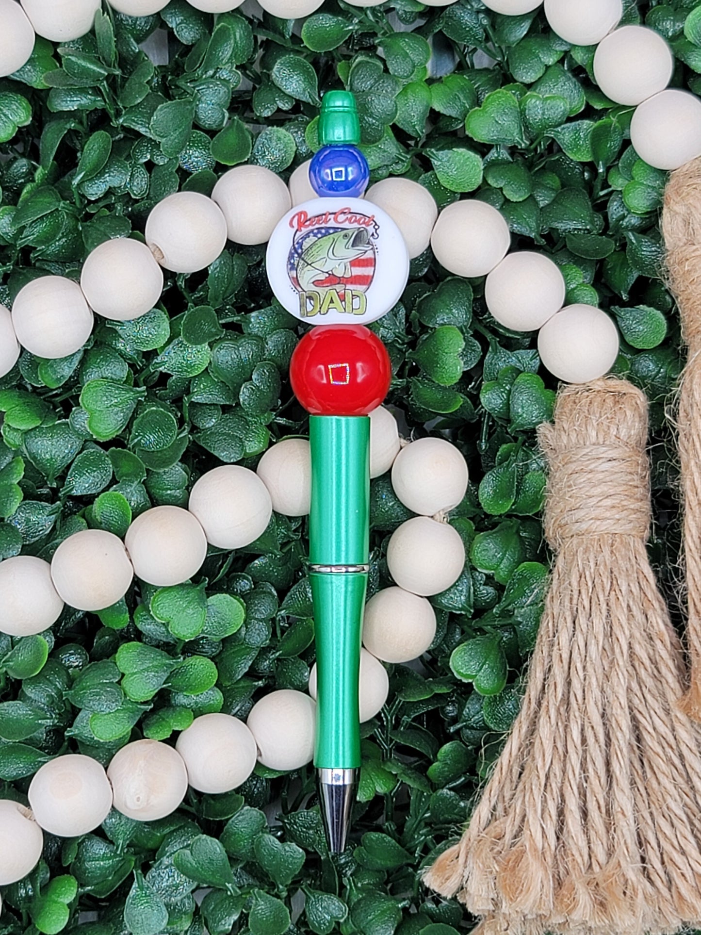 Reel Cool Dad Beaded Pen