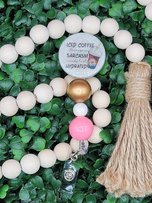 Iced Coffee Badge Reel