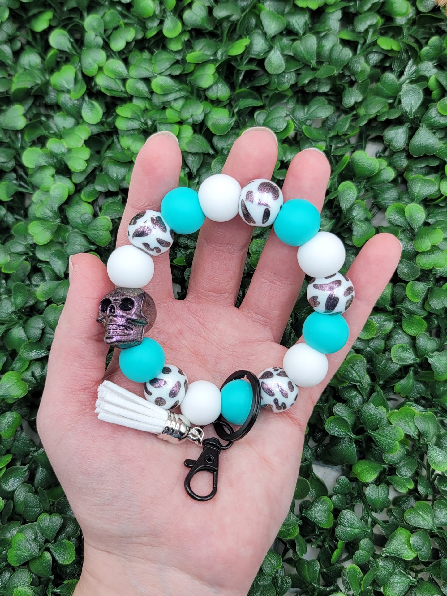 Skull Wristlet Keychain