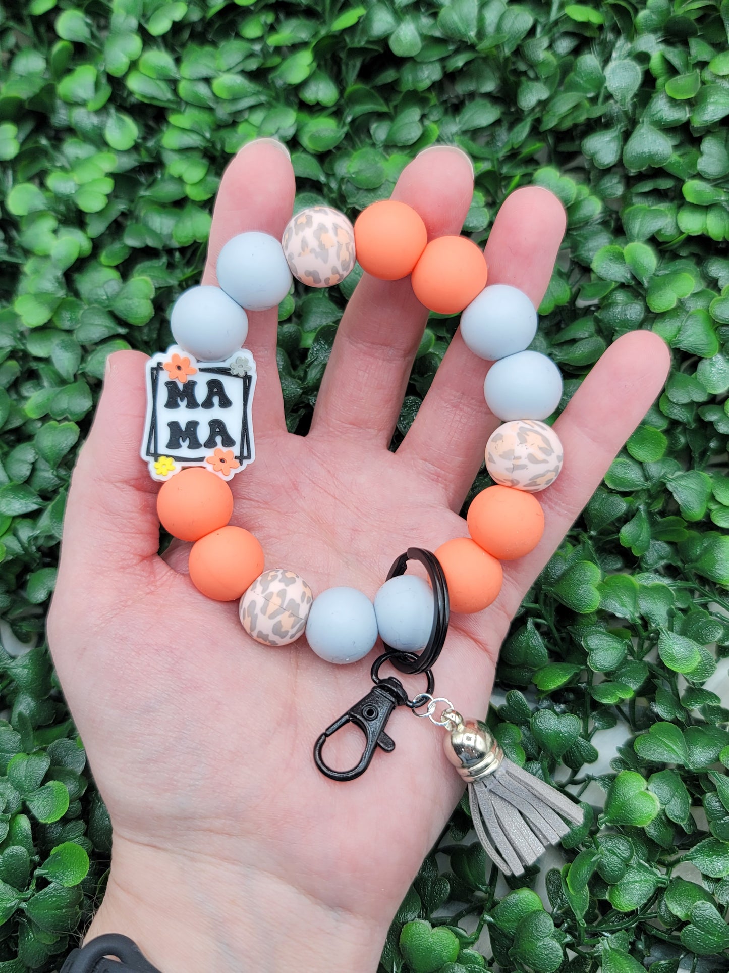 Mama Wristlet Keychain