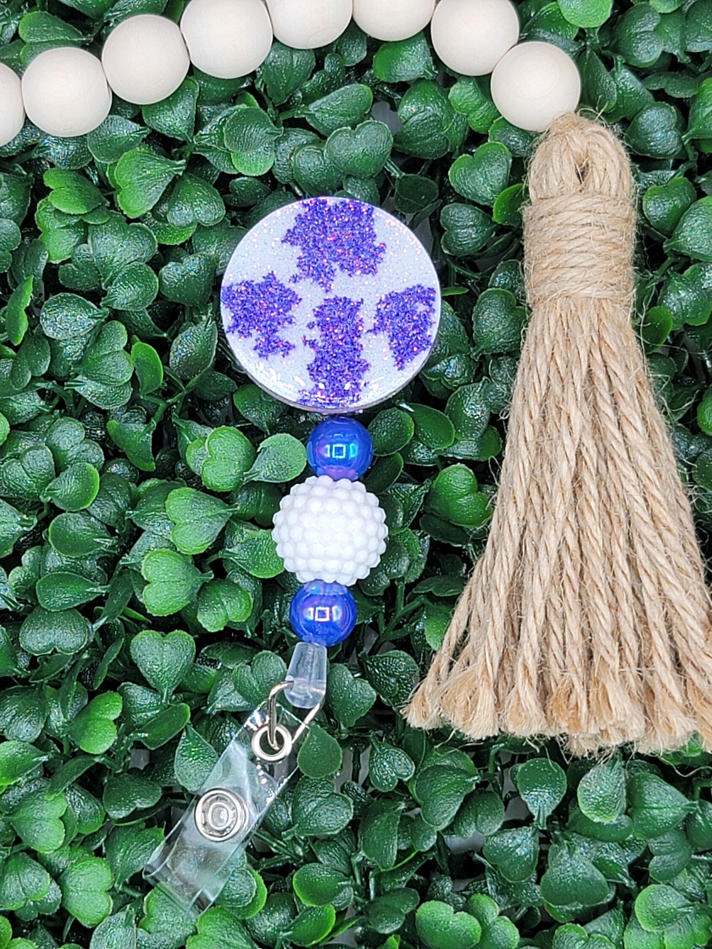 Purple Cow Badge Reel