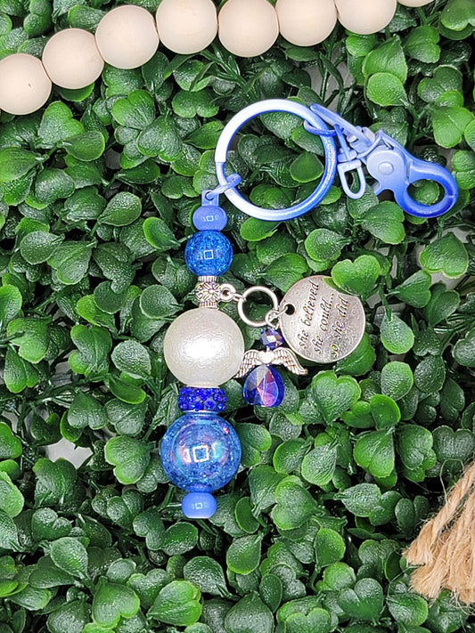 Angel Charm Keychain