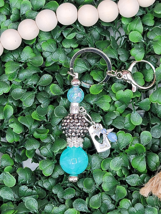 Angel Charm Keychain