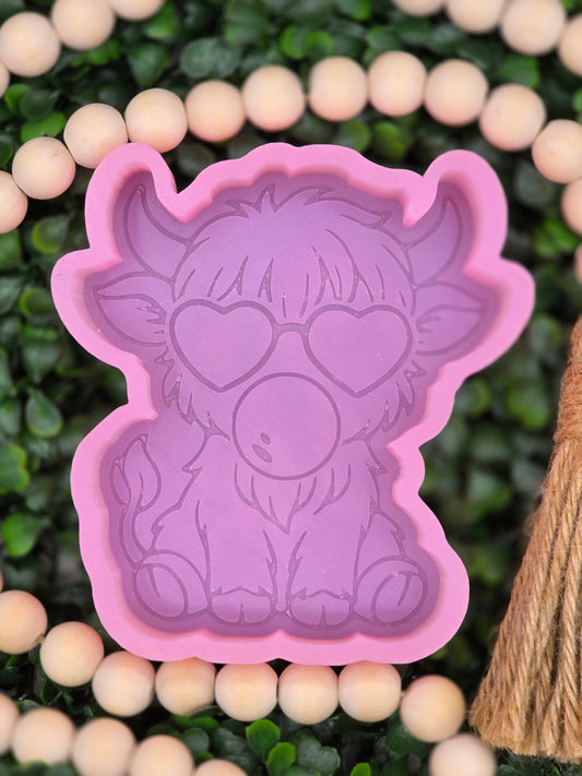 Bubblegum Highland Cow Freshie