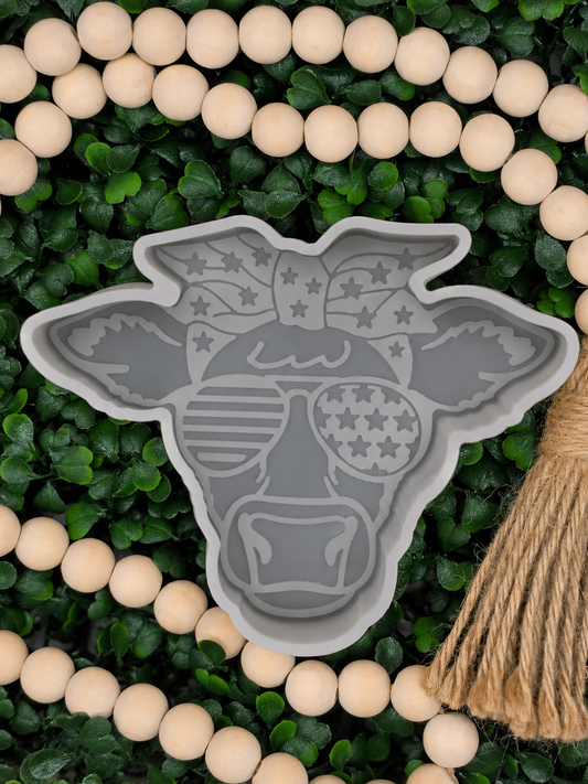 Patriotic Cow Freshie