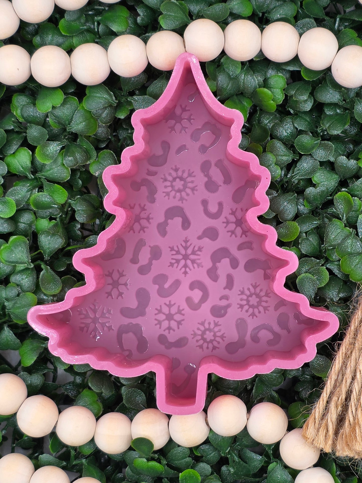 Leopard Snowflake Tree Freshie
