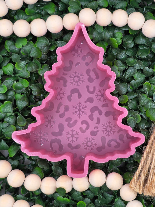 Leopard Snowflake Tree Freshie
